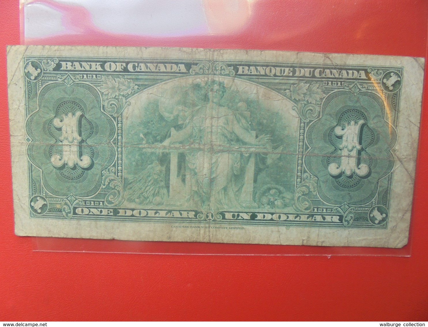 CANADA 1$ 1937 CIRCULER (B.12) - Canada