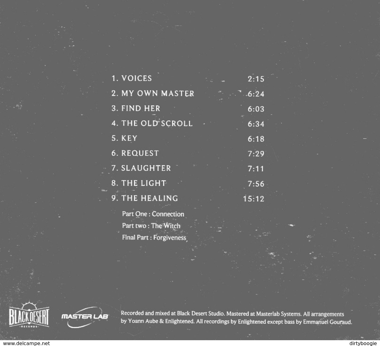 ENLIGHTENED - The Healing - CD - METAL PROGRESSIF - Hard Rock En Metal