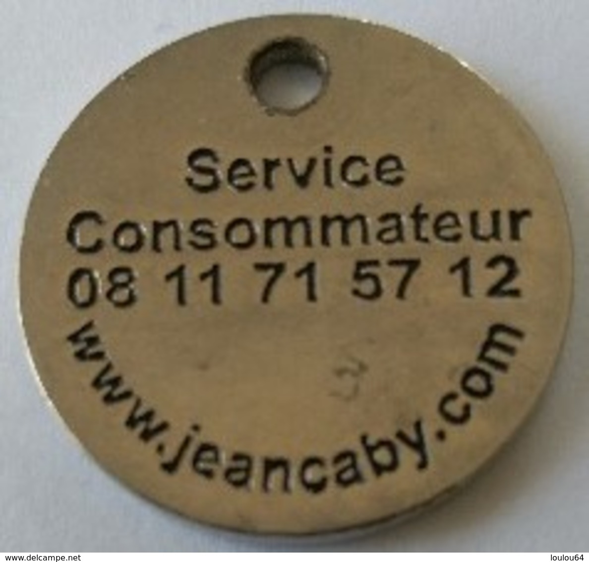 Jeton De Caddie -  Jean Caby - Bon Appétit - Service Consommateur - Alimentation - Charcuterie - En Métal - - Jetons De Caddies