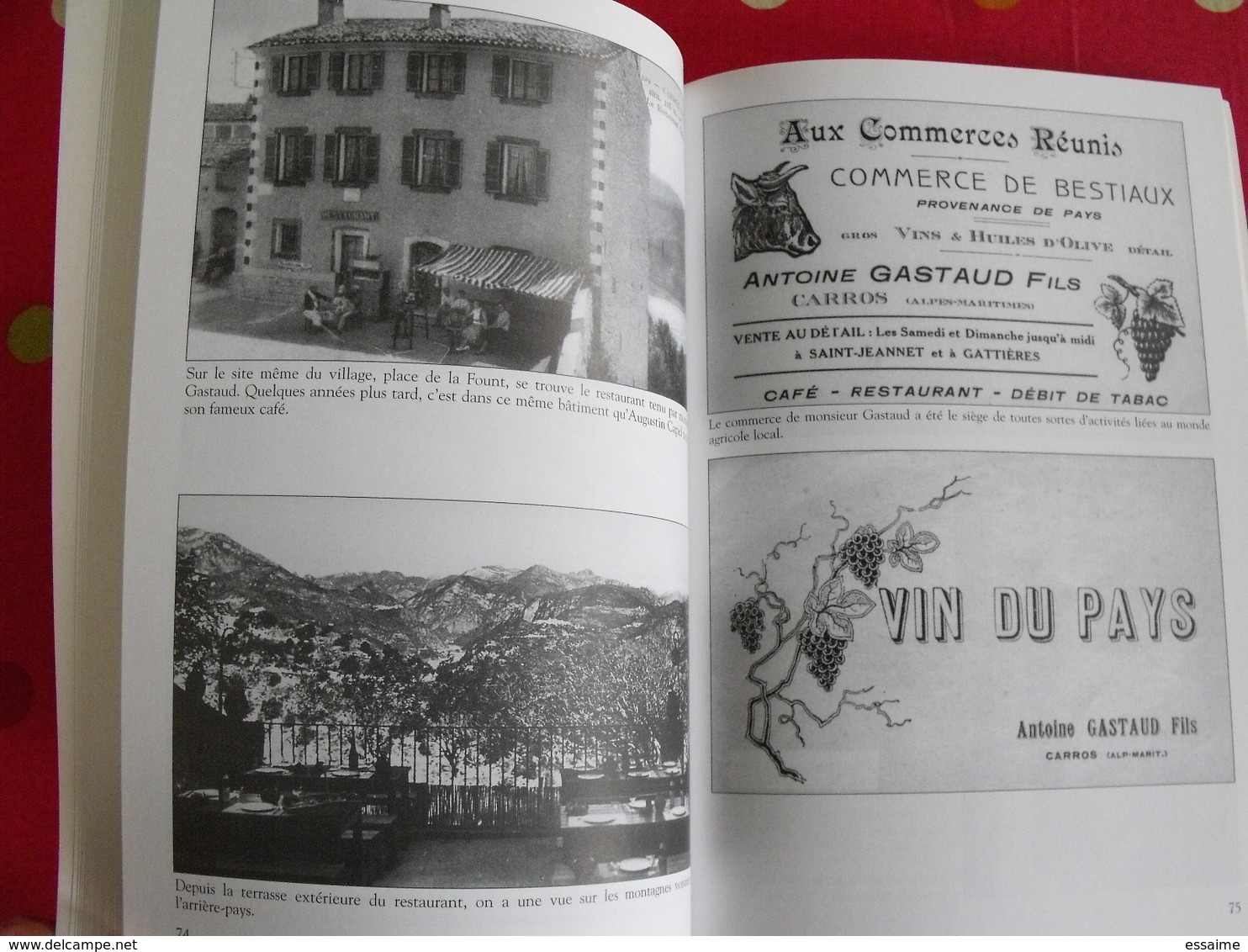 Carros. Provence. Mairie de Carros. Mémoire en images. éditions Alan Sutton. 2001. cartes postales photos