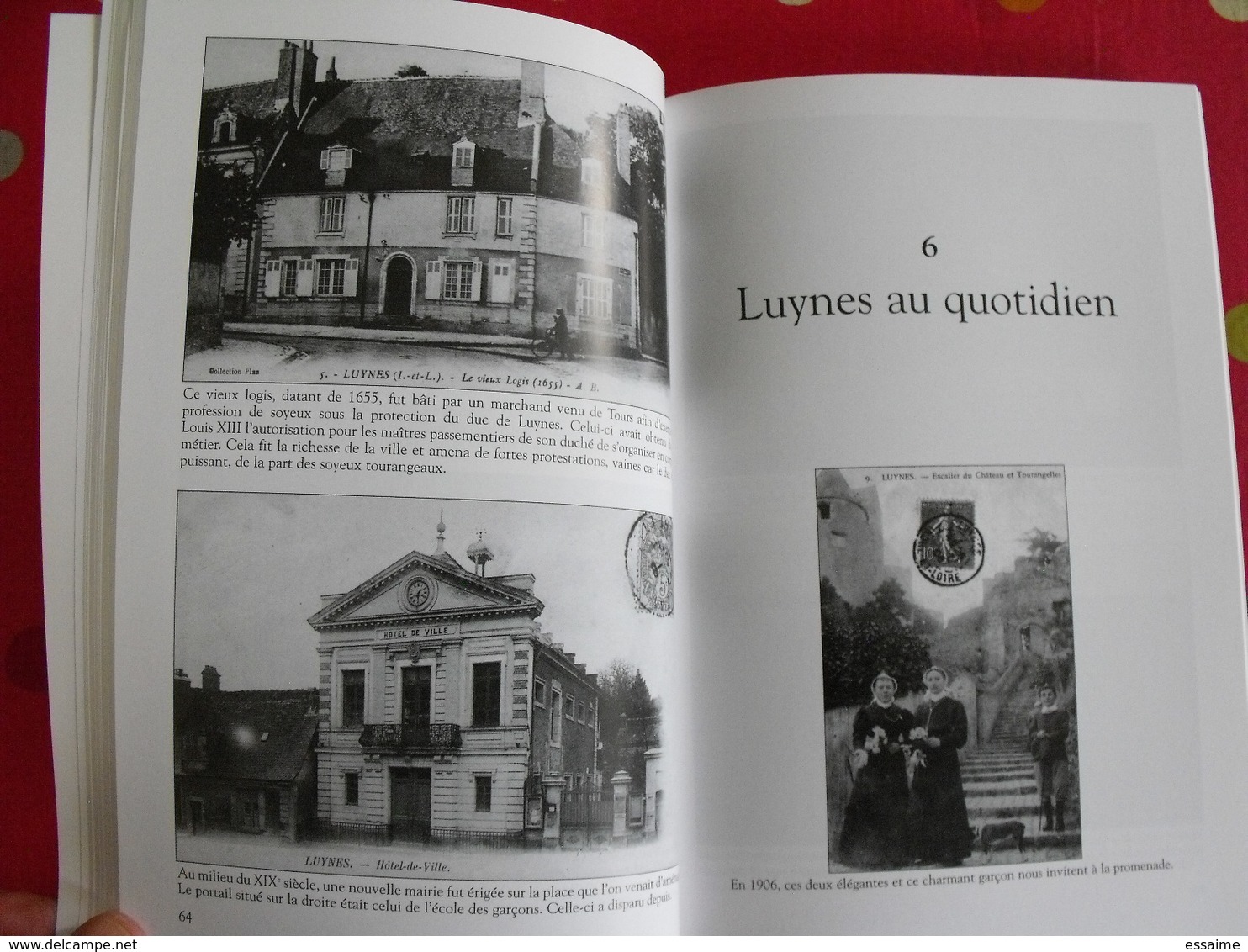 Luynes. Indre et Loire. Patrick Bordeaux. Mémoire en images. édit Alan Sutton. 2002. cartes postales photos