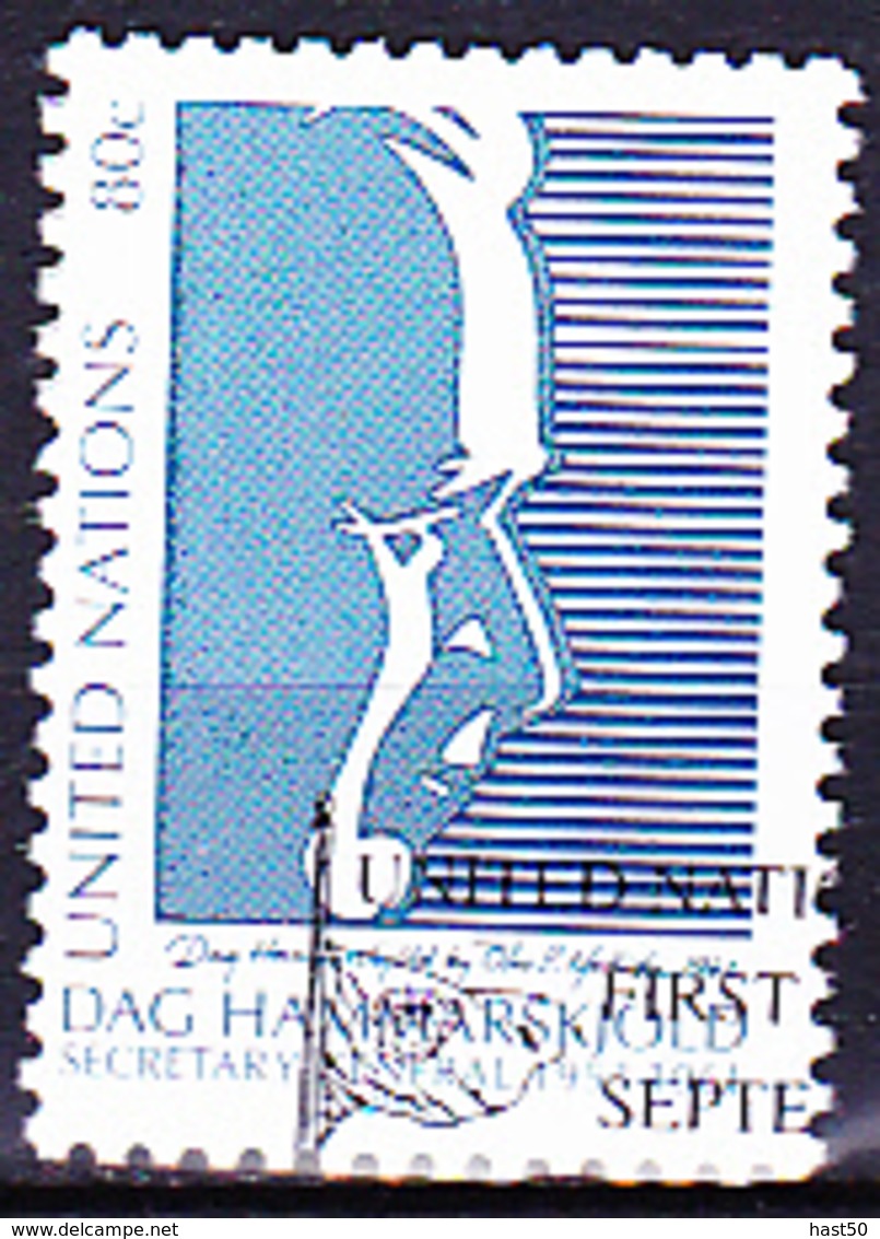 UNO New York - 40. Todestag Von Dag Hammarskjöld (MiNr: 880) 2001 - Gest Used Obl - Oblitérés