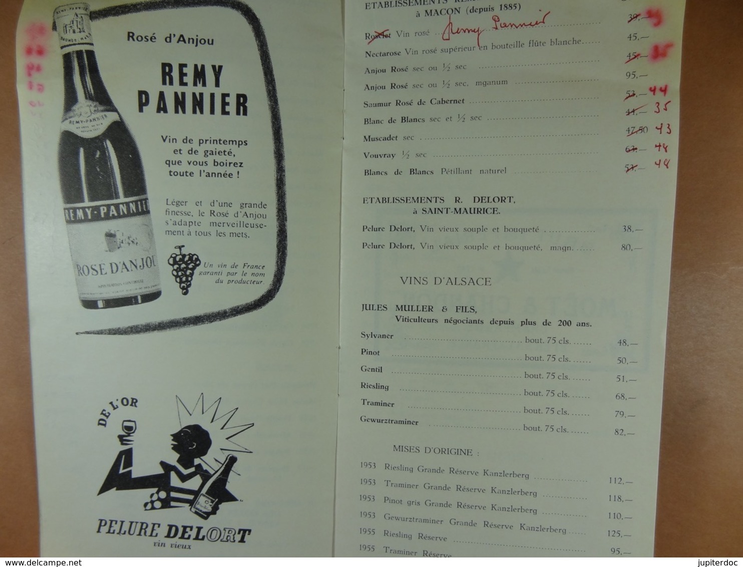 Marcel Remy Grands Vins Et Spiritueux De Classe  Cerfontaine 1958 (16 Pages) - Levensmiddelen