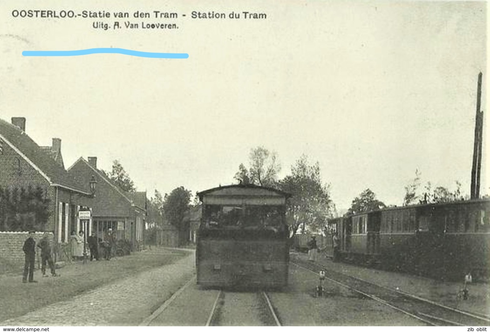 PHOTO AU DEPART D'UNE CPA  TRAM  ANTWERPEN OOSTERLO REPRO - Antwerpen