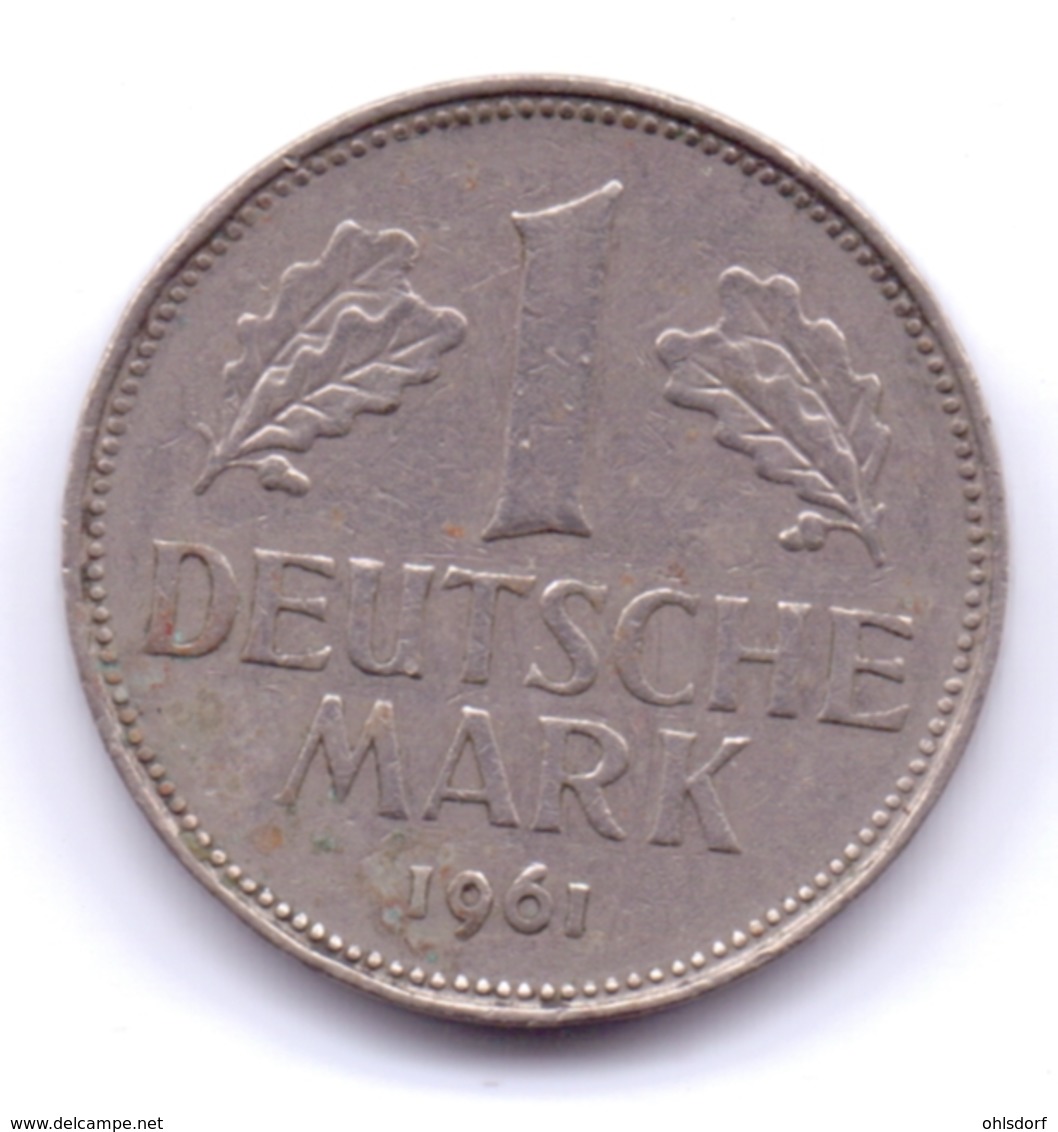 BRD 1961 D: 1 Mark, KM 110 - 1 Mark