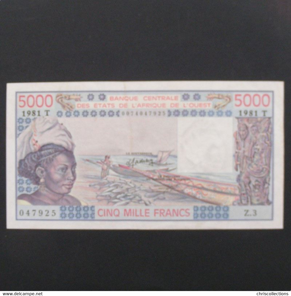 Afrique De L'Ouest, Togo, 5000 Francs 1981T, XF - Westafrikanischer Staaten