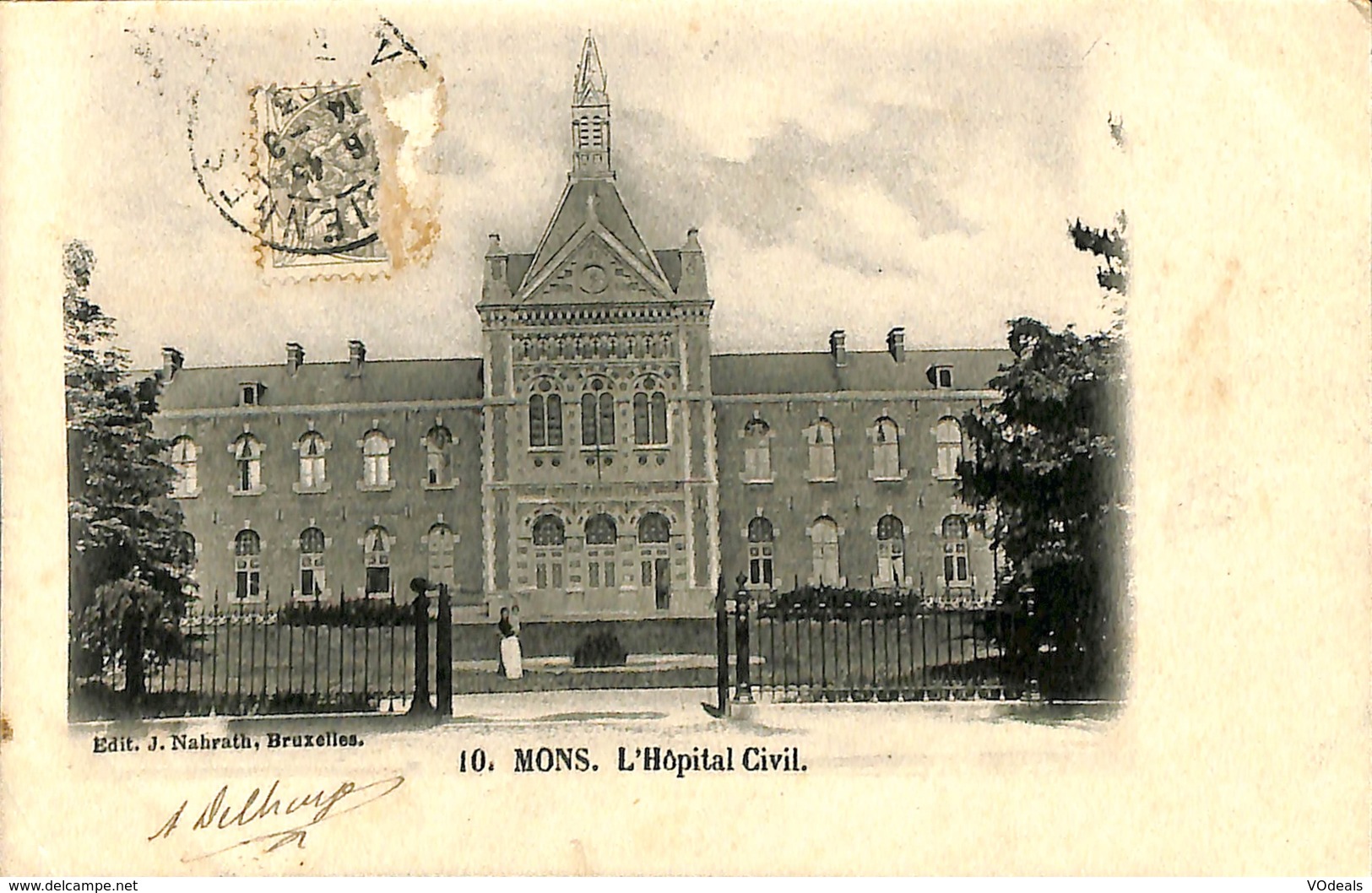 026 144 - CPA - Belgique - Mons - L'Hôpital Civil - Mons