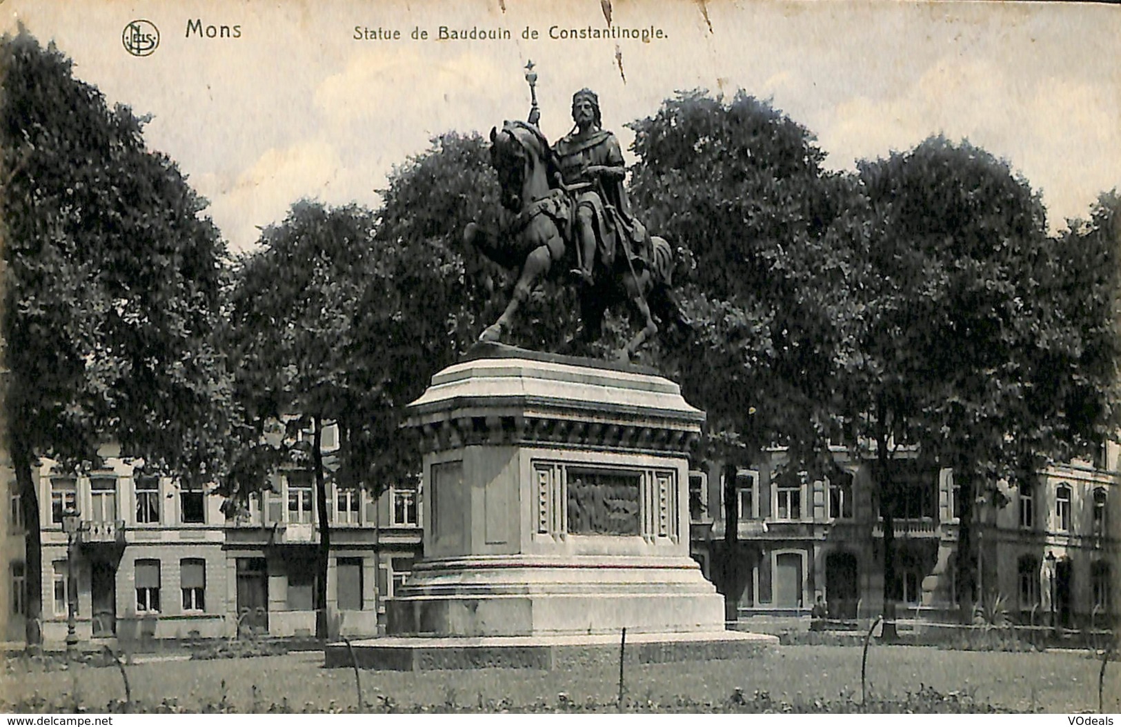 026 145 - CPA - Belgique - Mons - Statue De Baudouin De Constantinople - Mons