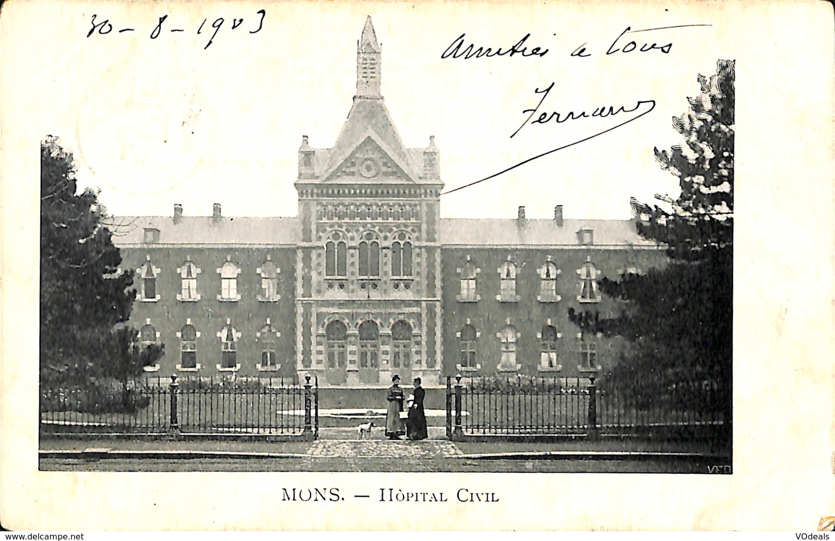 026 151 - CPA - Belgique - Mons - L'Hôpital Civil - Mons