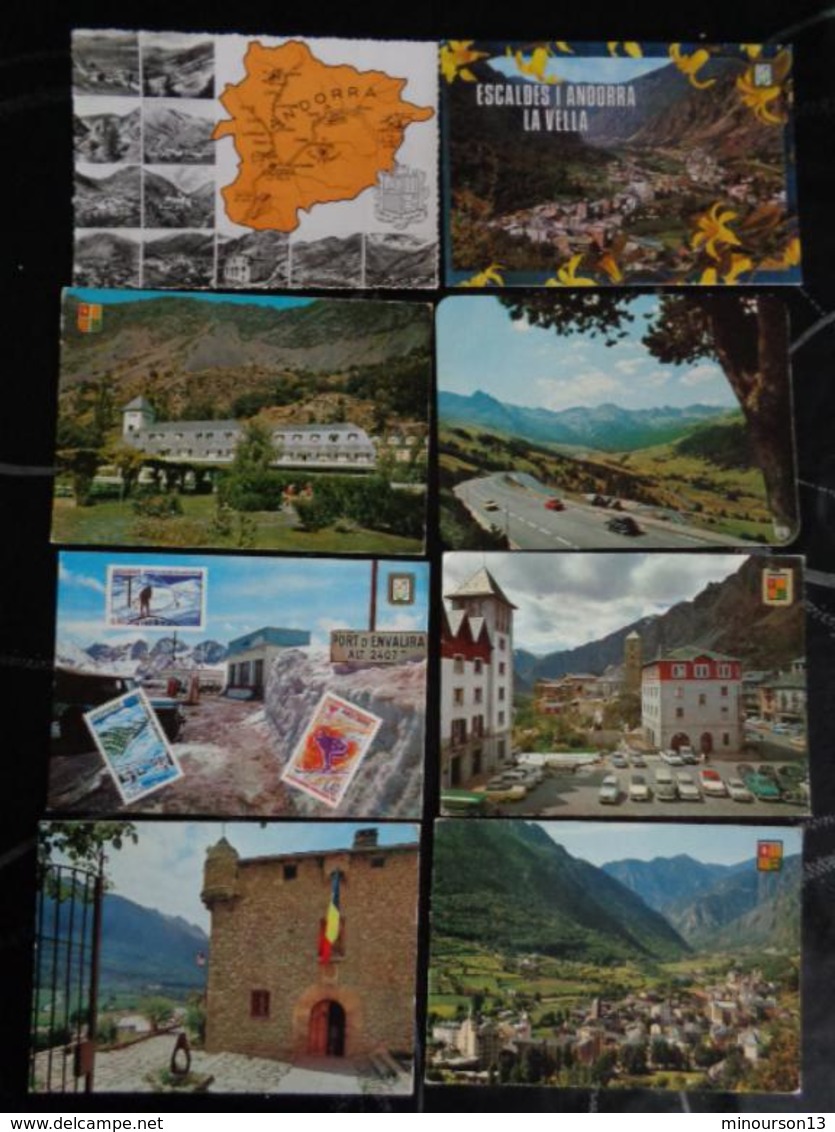 LOT DE 230 CARTES D'ANDORRE, VOIR PHOTOS - 100 - 499 Postcards