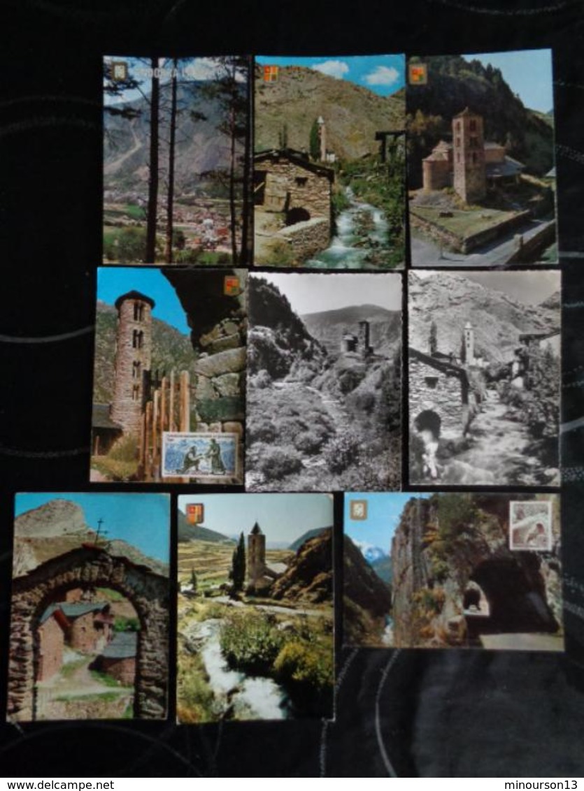 LOT DE 230 CARTES D'ANDORRE, VOIR PHOTOS