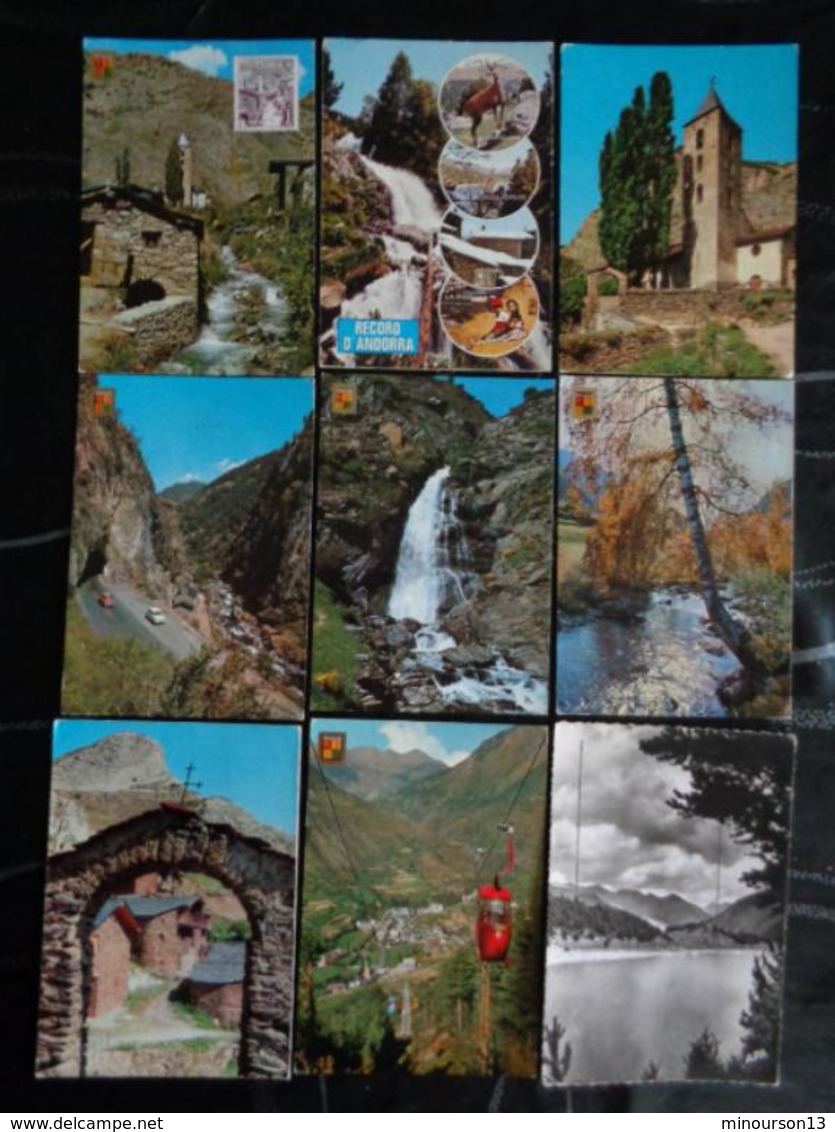 LOT DE 230 CARTES D'ANDORRE, VOIR PHOTOS