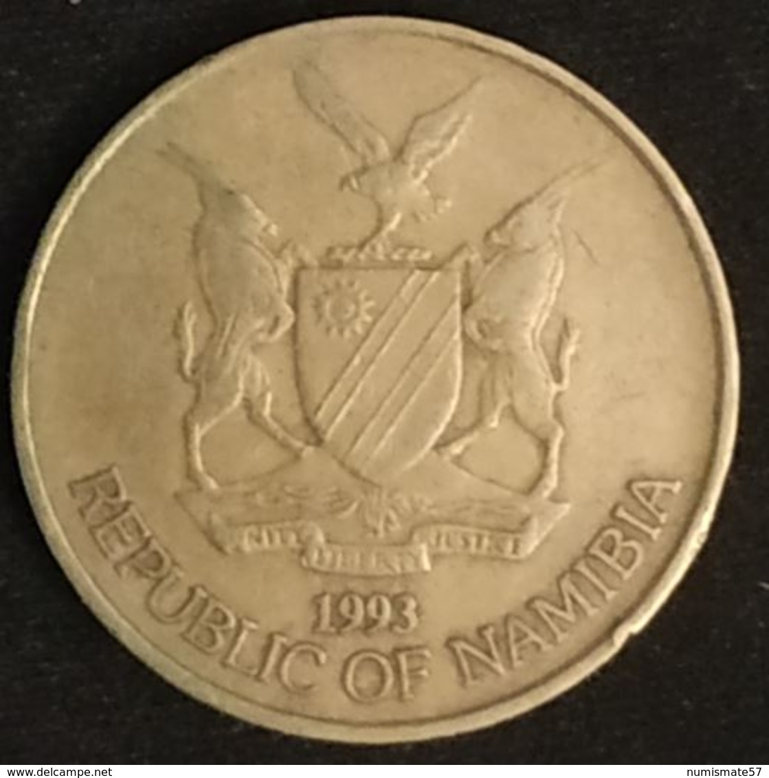 NAMIBIE - NAMIBIA - 5 DOLLARS 1993 - KM 5 - Namibia