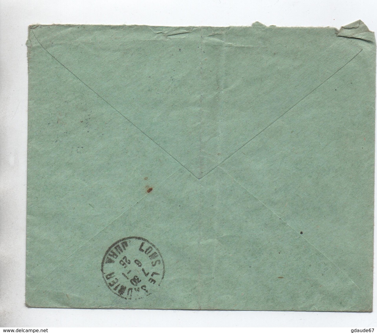 1925 - ENVELOPPE De SUEDE / SVERIGE Pour LONS LE SAUNIER (JURA) - Cartas & Documentos