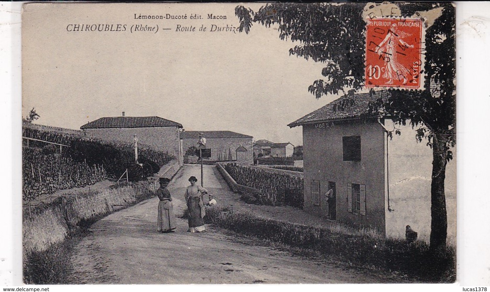 69 / CHIROUBLES / ROUTE DE DURBIZE - Chiroubles