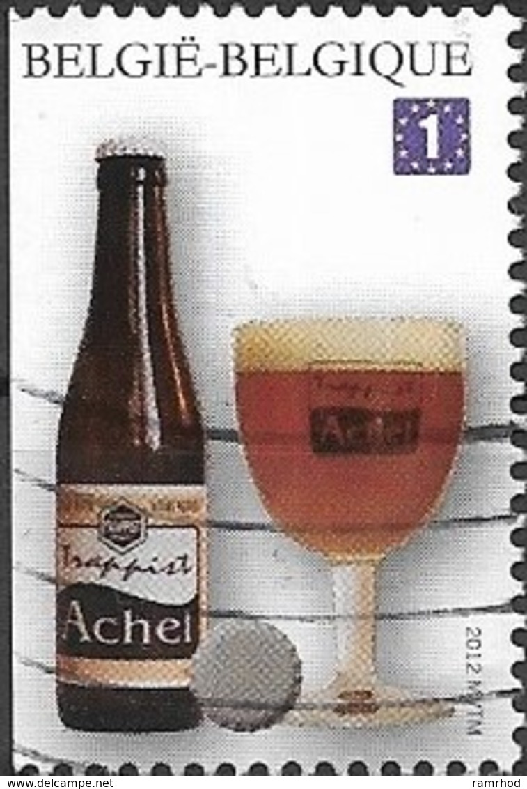 BELGIUM 2012 Trappist Beers - 1 (1.03) Achel FU - Used Stamps