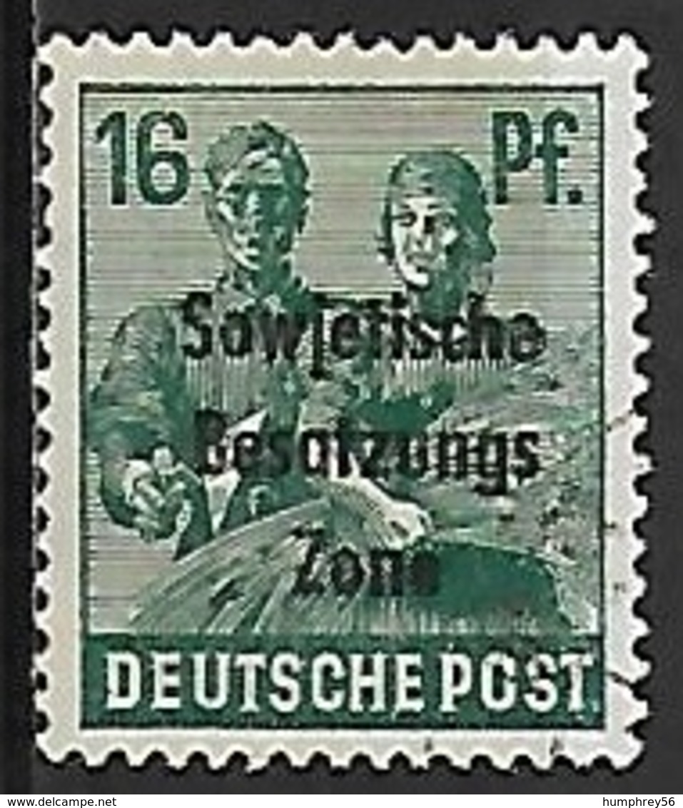 1948 - DEUTSCHLAND [Allied Occupation - Soviet Zone - General Issues] - Michel 188 [Mason & Peasant Woman] - Afgestempeld