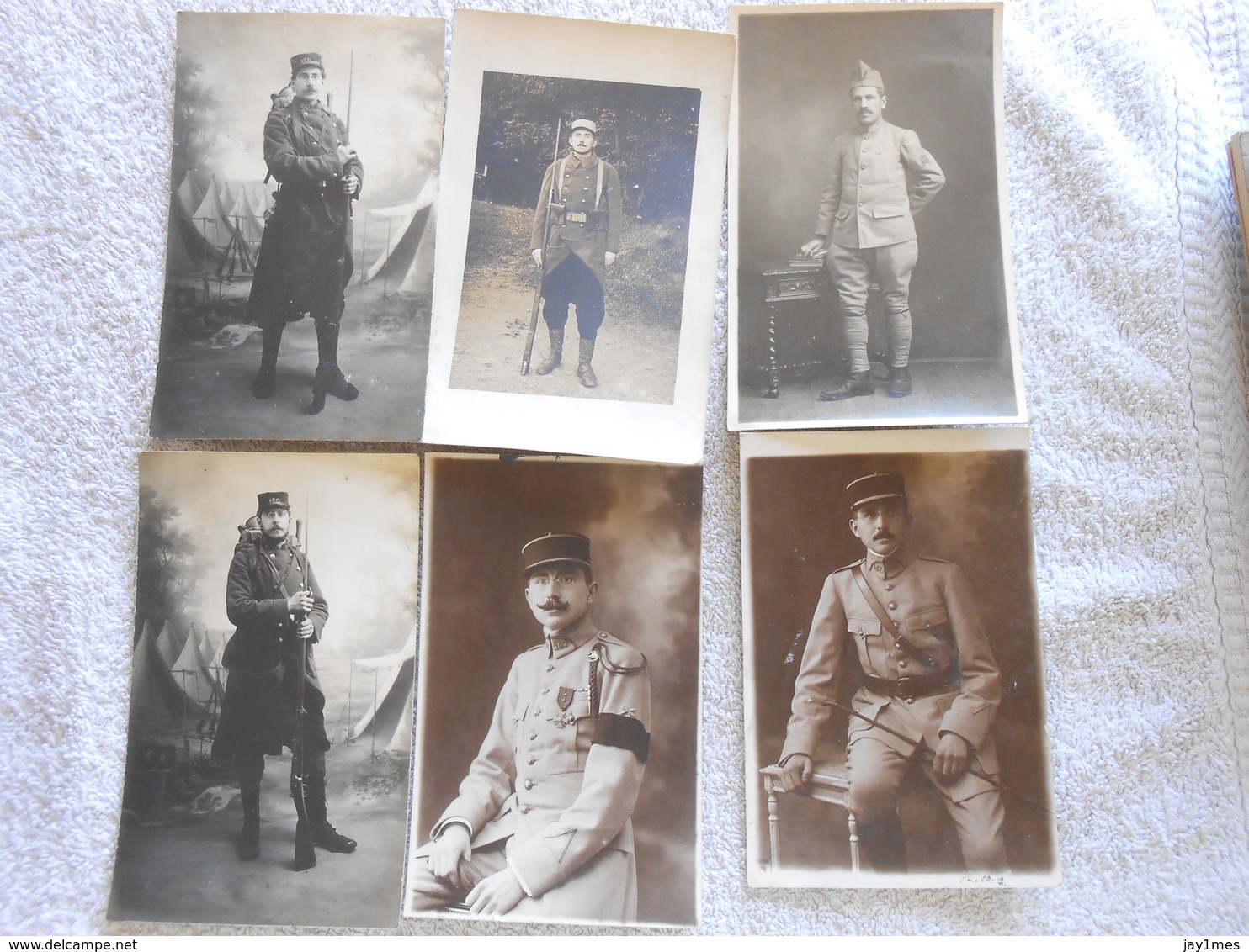 11 Cpa Photo Uniforme France Guerre 14-18 Ww1 - Weltkrieg 1914-18