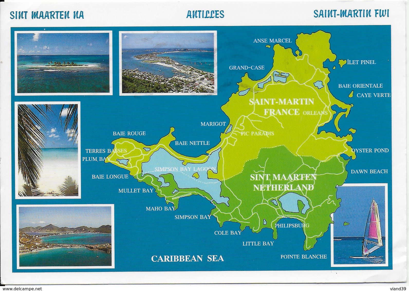 Saint Martin (France)  Et Saint Maarten  (Hollande) - Saint Martin