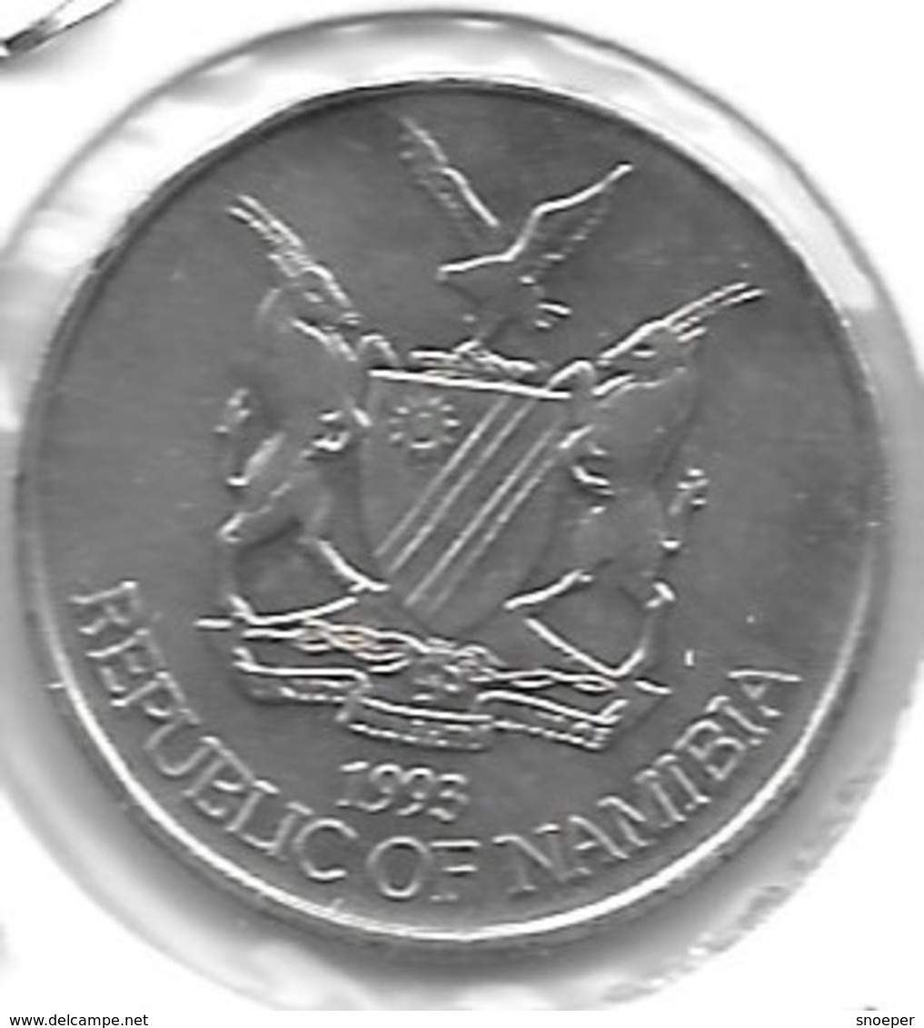 *namibia 50 Cents 1993 Km 3 Unc - Namibia