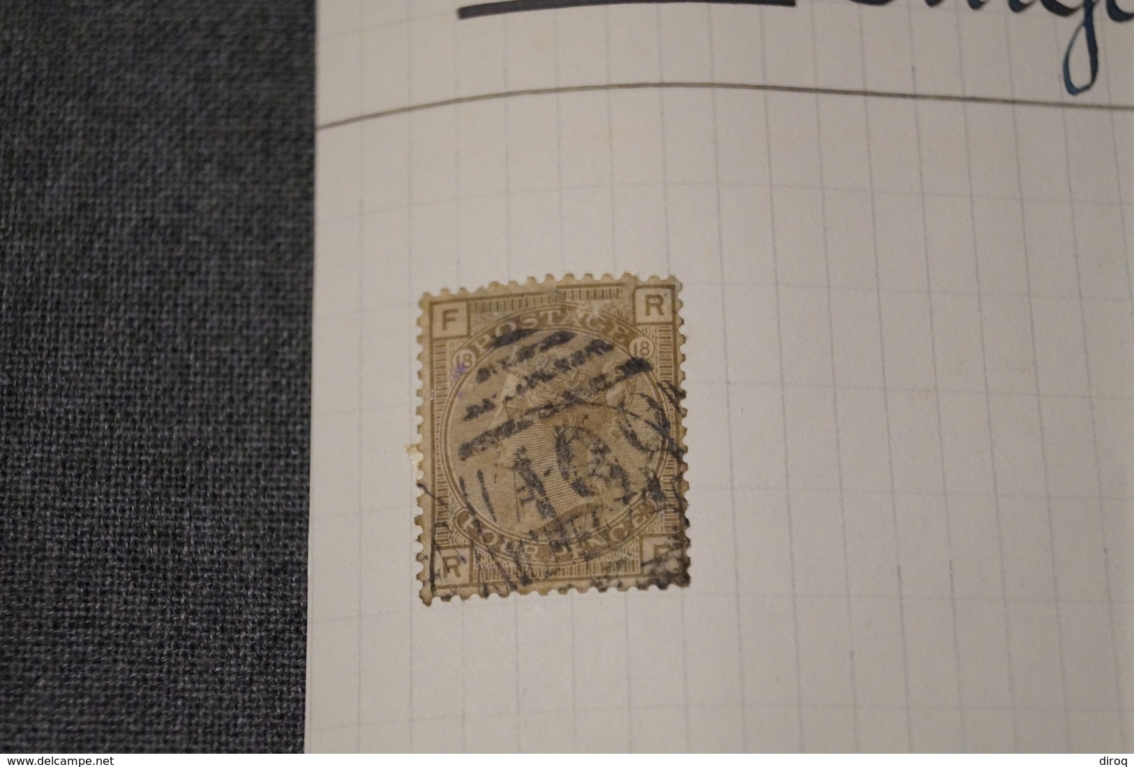 Important Lot De 17 Anciens Timbres Avec Belles Oblitérations,timbres Anciens,sur Charnière,UK,pour Collection - Colecciones Completas