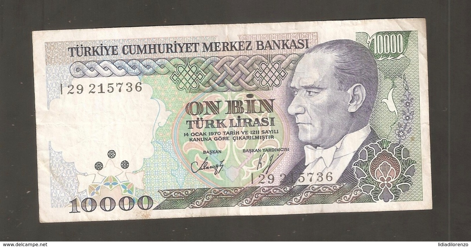 TURCHIA 1000 Lire 1970 - Turchia