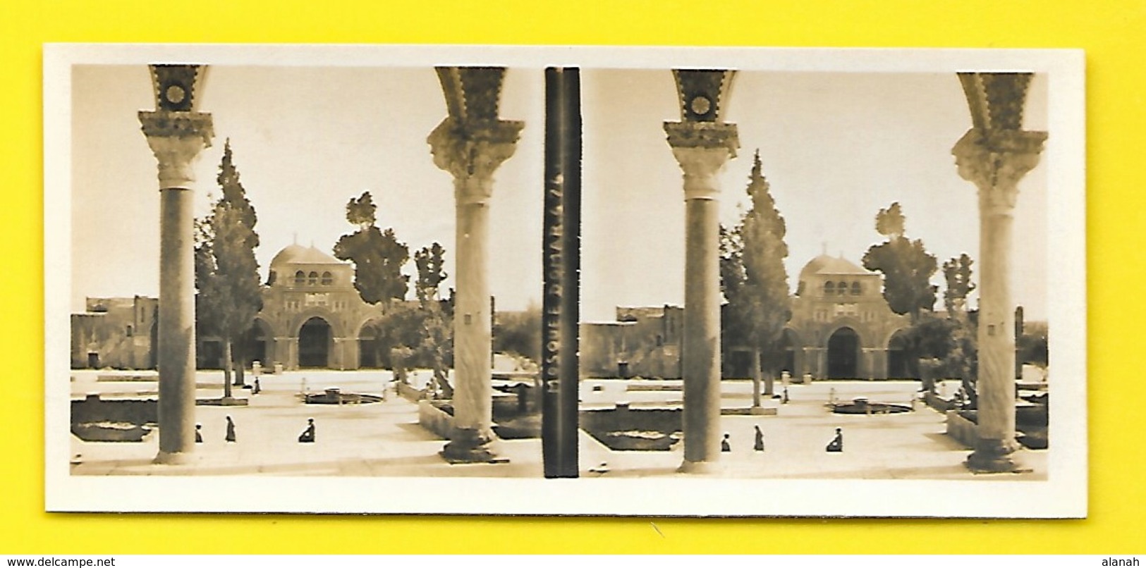 Vues Stéréos Mosquée D'Omar - Stereo-Photographie