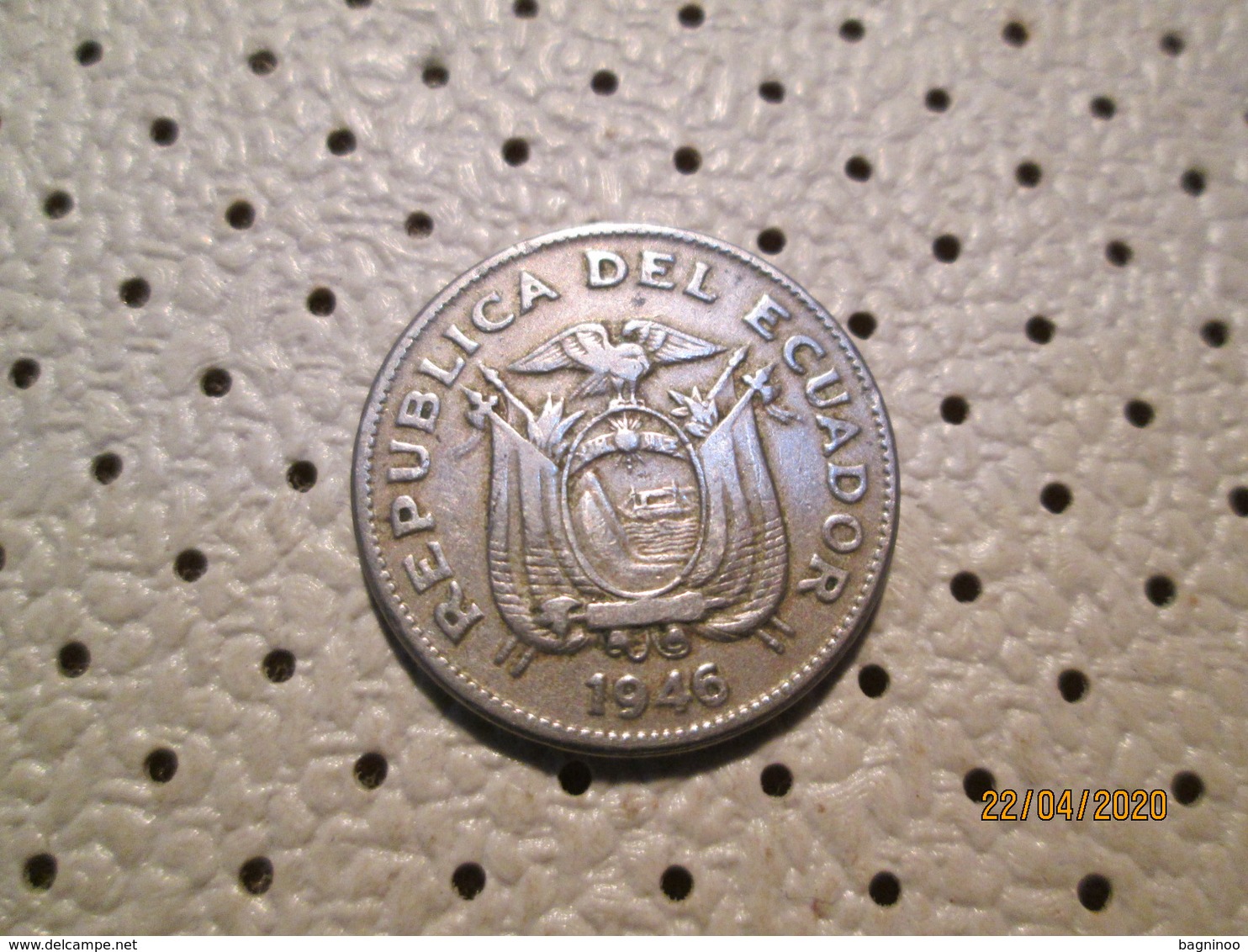 ECUADOR 20 Centavos 1946 # 6 - Equateur