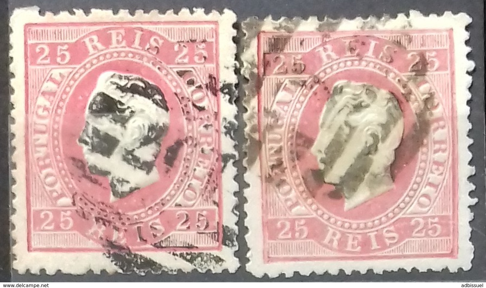 N° 40 (x2) COTE 8 € 25 R Roses Dentelés 12 1/2. Un Exemplaire Avec Variété Du Peigne De Dentelure Avec 3 Dents Doubles. - Usado