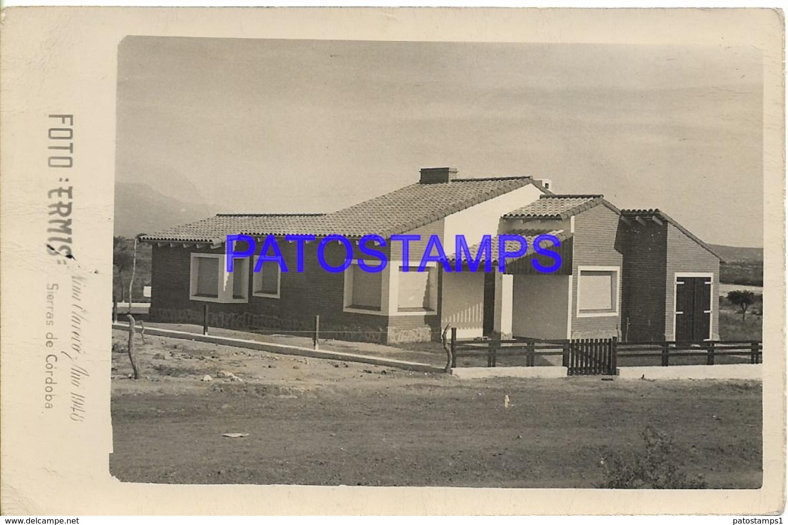 132643 ARGENTINA CORDOBA MINA CLAVERO VIEW HOUSE AÑO 1948 PHOTO NO POSTAL POSTCARD - Belize