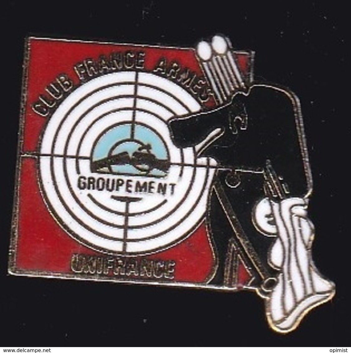 64418- Pin's-Unifrance - Armes, Tir,.Club France Arme.cible. - Archery