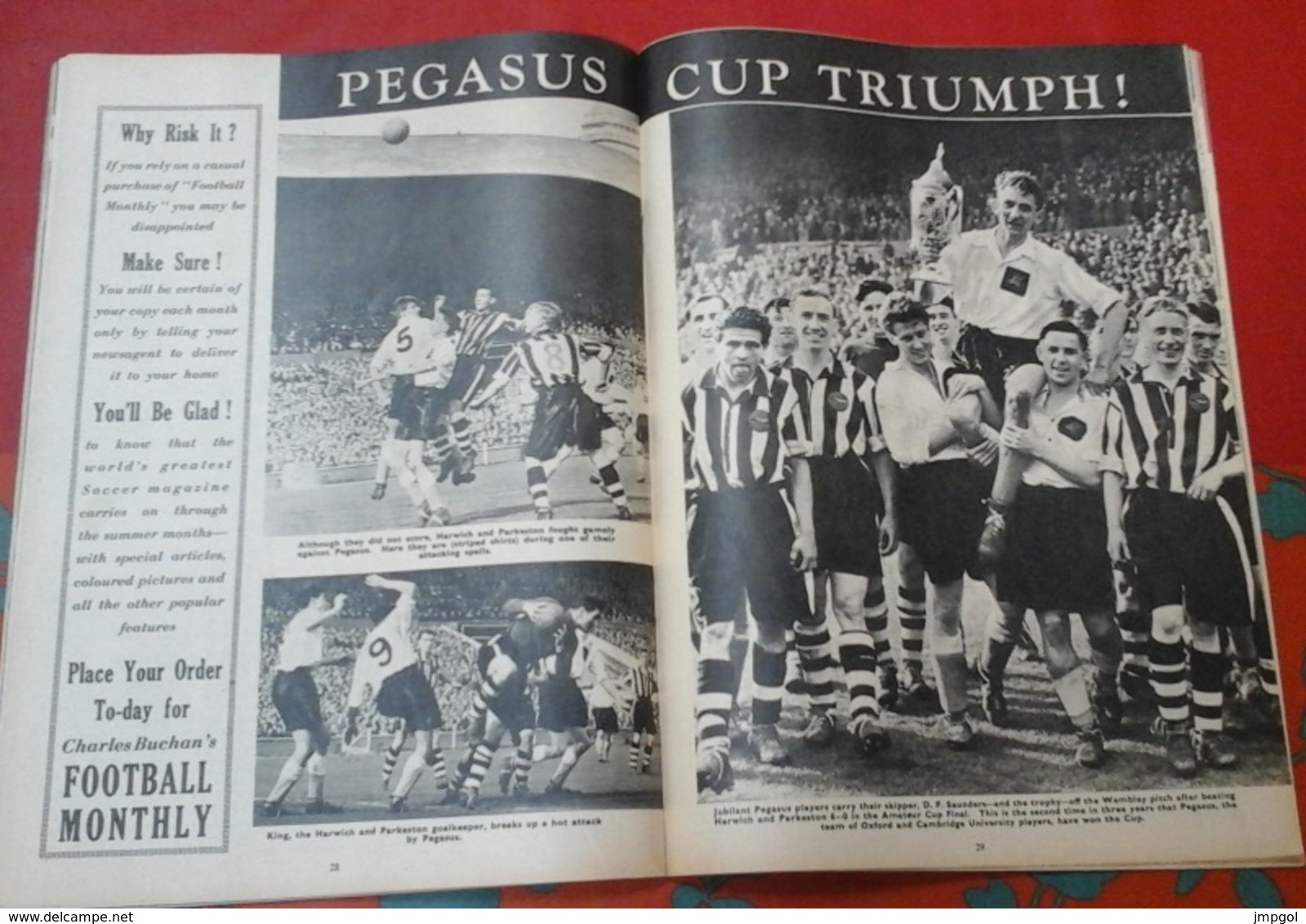 Charles BUCHAN'S Football Monthly  N°22 Juin 1953 Revue Anglaise Football Ted DITCHBURN Tottenham,Spotlight Arsenal - 1950-Now