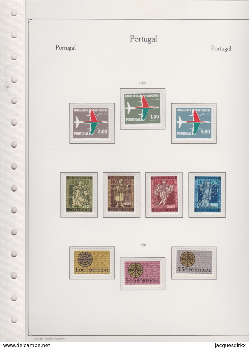 Potugal     .   Page Avec Timbres    .         **      .      Neuf SANS Charniere  .   /   .  MNH - Nuevos