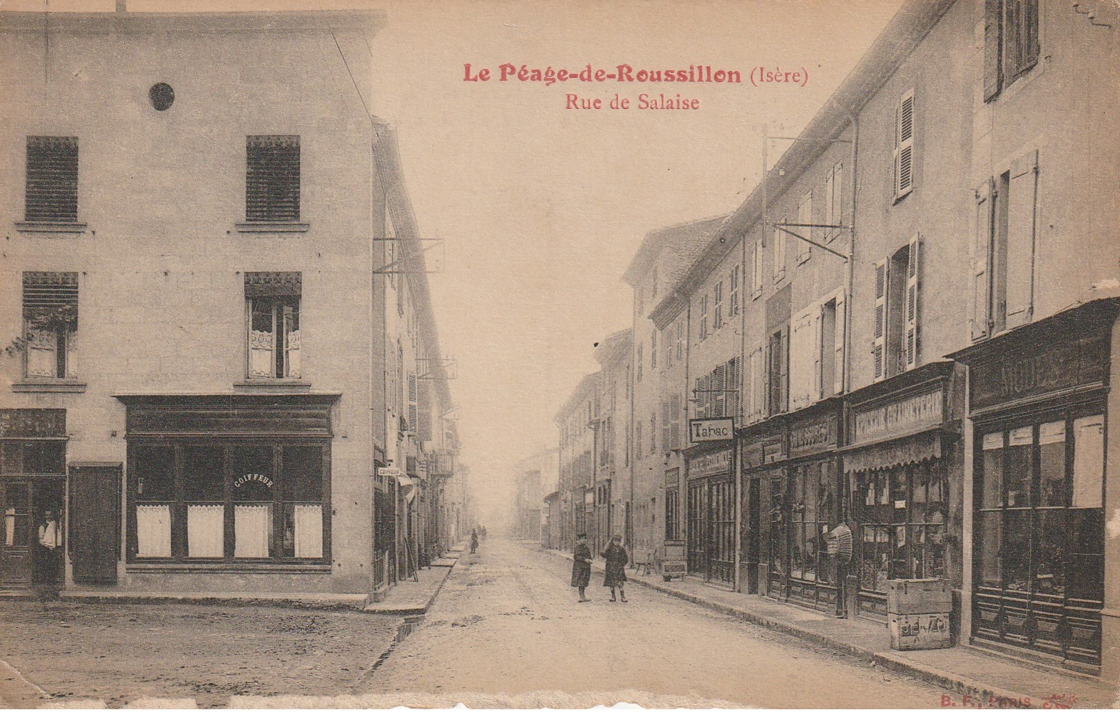 3-4--le Peage De Roussillon--38--rue De Salaise--usure En Bas ---livraison Gratuit - Autres & Non Classés