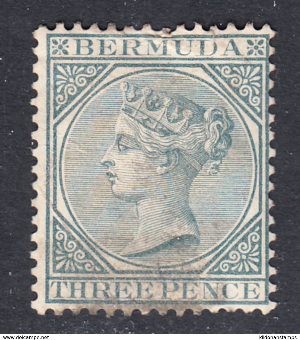 Bermuda 1883-1904 Wmk CA, Perf 14, Cancelled, Sc# ,SG 28, Mi - Bermuda