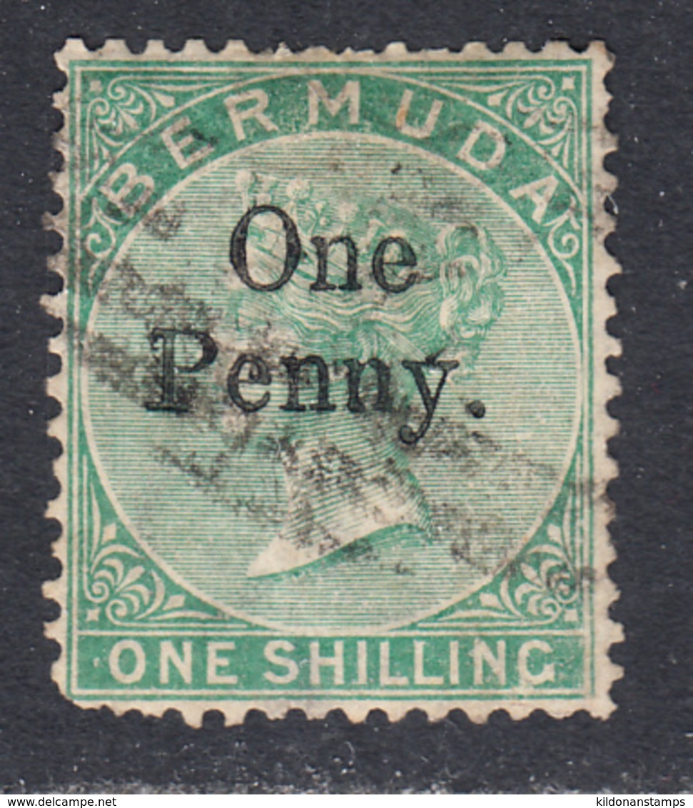 Bermuda 1875 Wmk CC, Cancelled, Sc# ,SG 17, Mi - Bermuda
