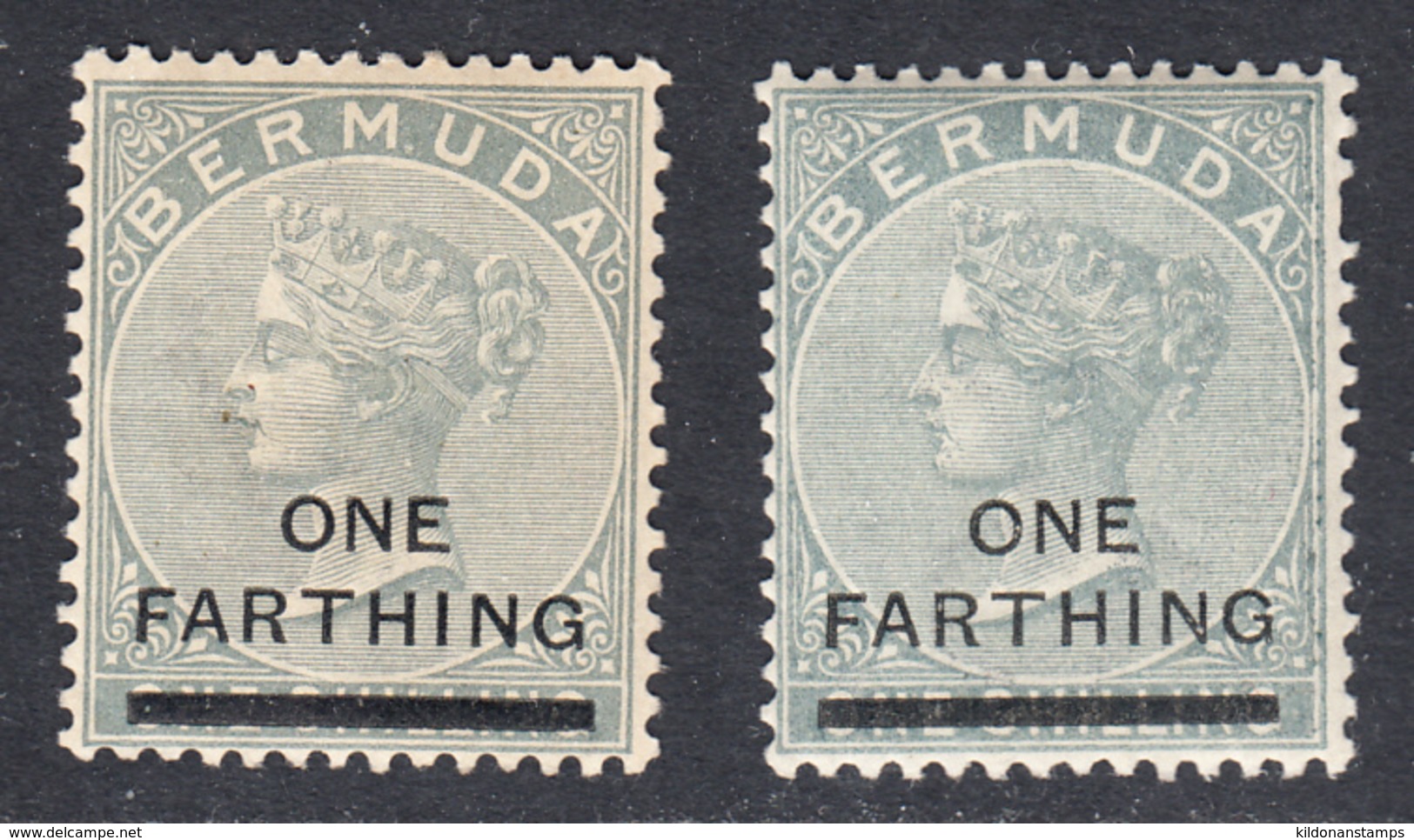 Bermuda 1901 Mint No Hinge, Sc# ,SG 30,30b, Mi - Bermudes