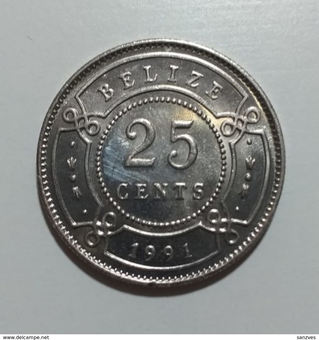 Belize  25 Cent 1991 - Belize