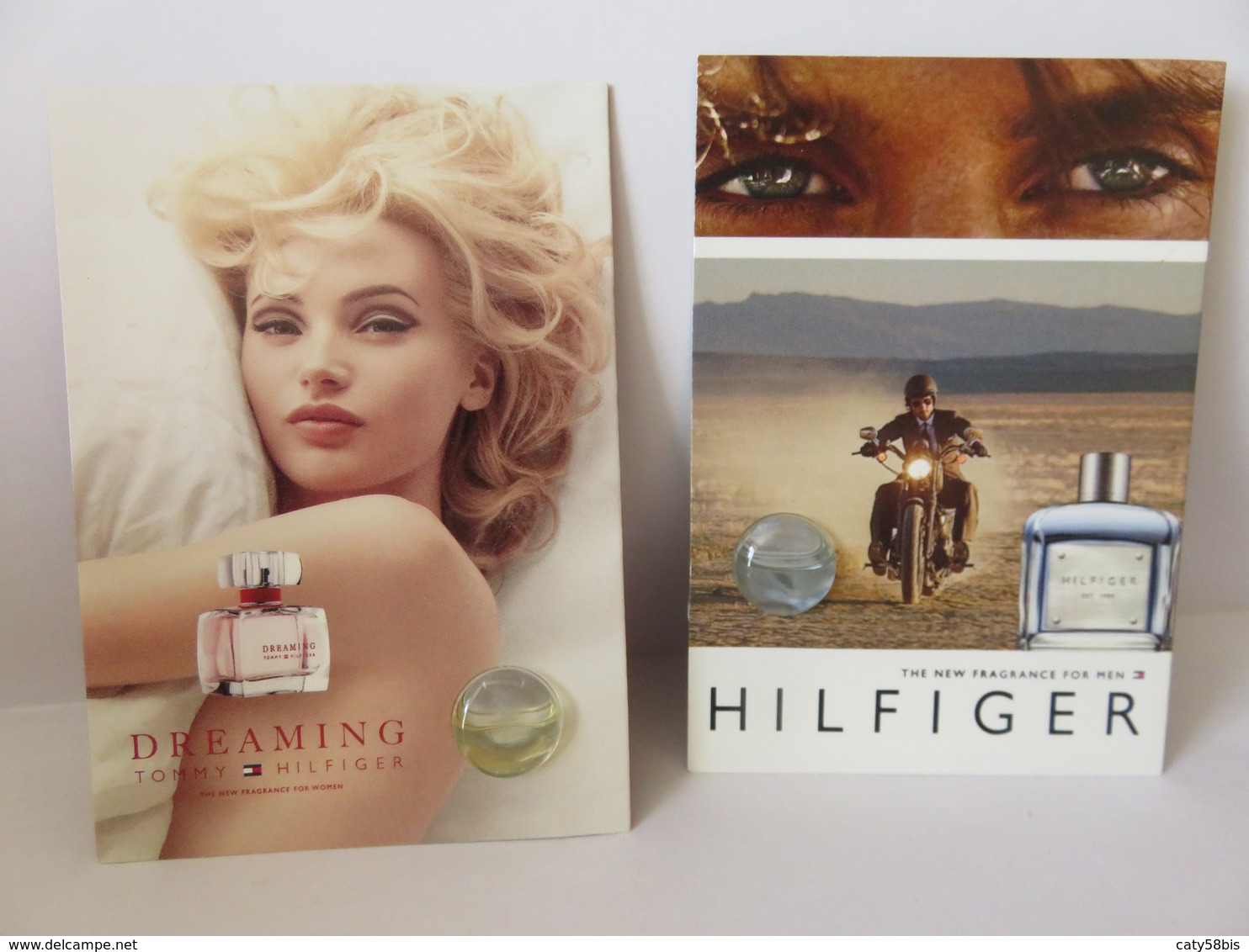 2 Echantillon Carte Parfumée Bulle Hilfiger - Perfume Samples (testers)