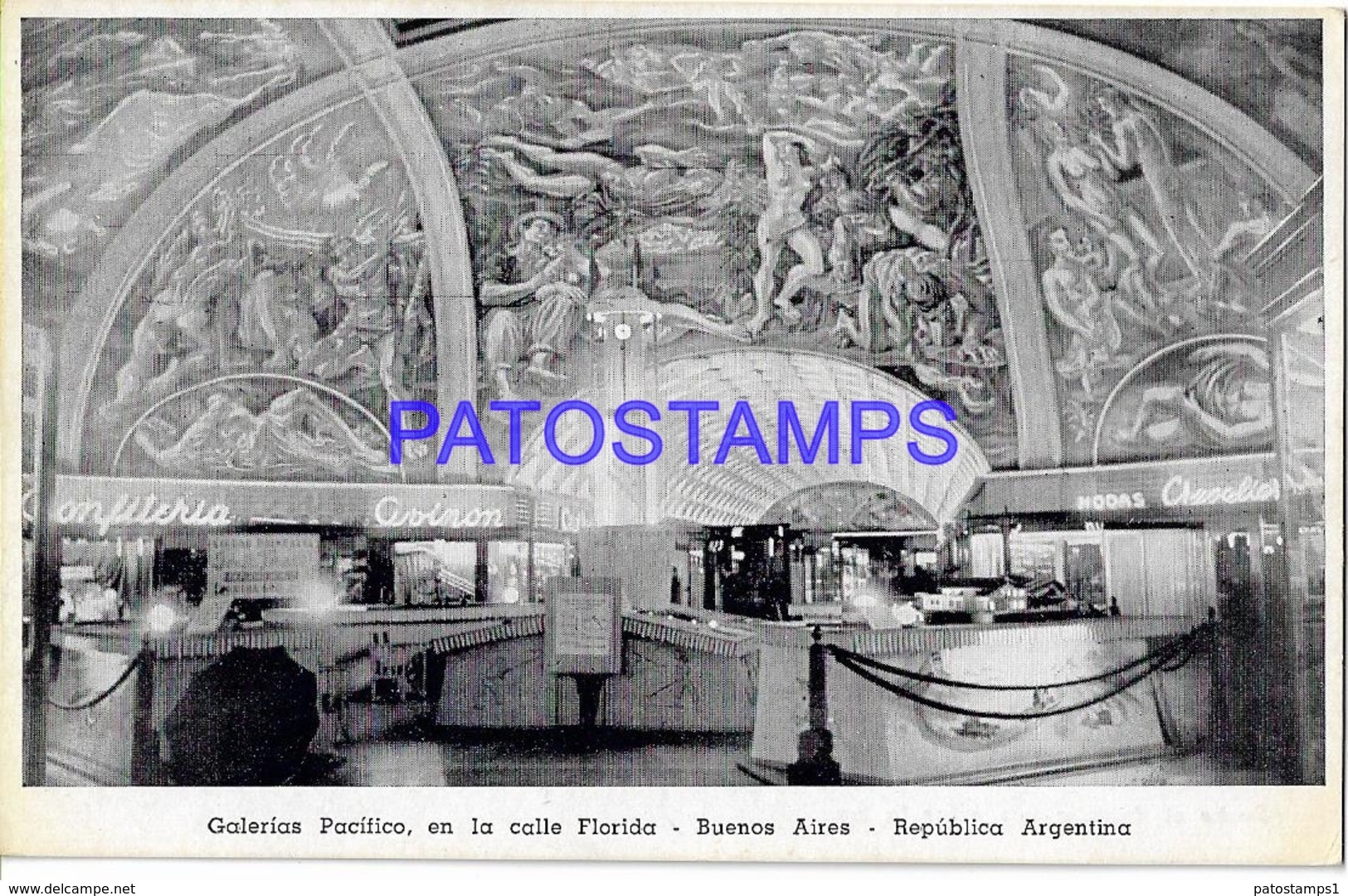 132674 ARGENTINA BUENOS AIRES GALERIAS PACIFICO INTERIOR CALLE FLORIDA POSTAL POSTCARD - Belize