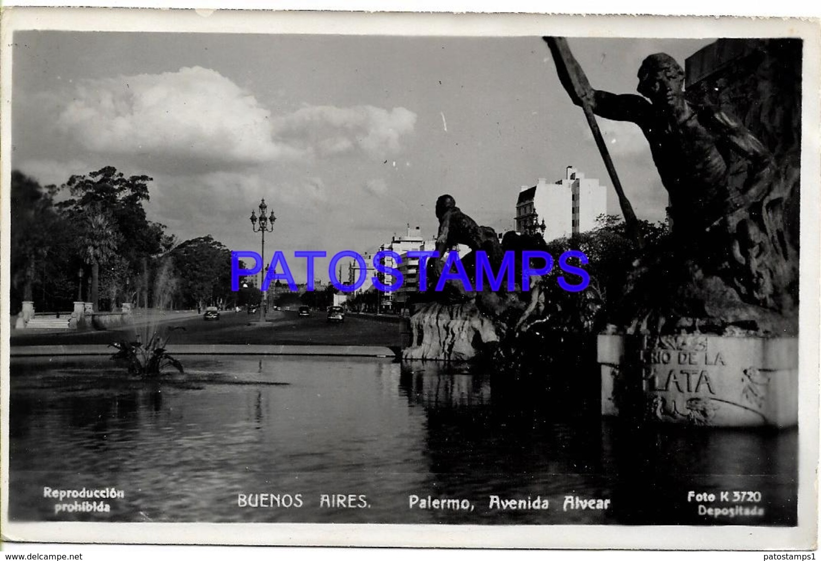 132745 ARGENTINA BUENOS AIRES PALERMO AVENIDA ALVEAR CIRCULATED TO US POSTAL POSTCARD - Belize