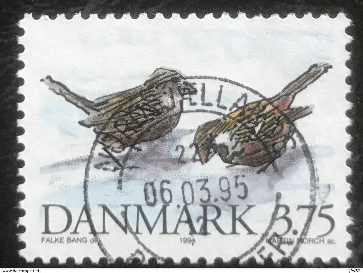 Danmark - 1994 - (o) Used  - Inheemse Dieren - Sparrows