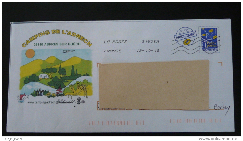 Petanque Camping Aspres 05 Hautes Alpes PAP Postal Stationery 2318 - Bowls