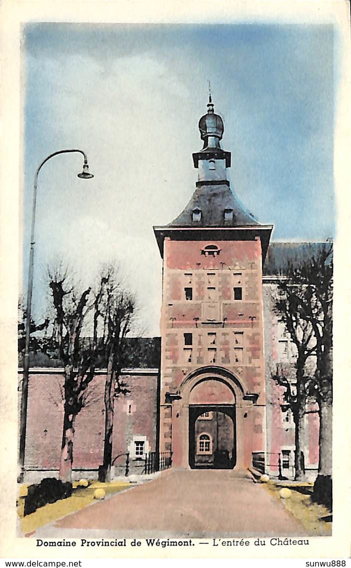 Domaine Provincial De Wégimont - L'entrée Du Château (colorisée 1948) (prix Fixe) - Soumagne