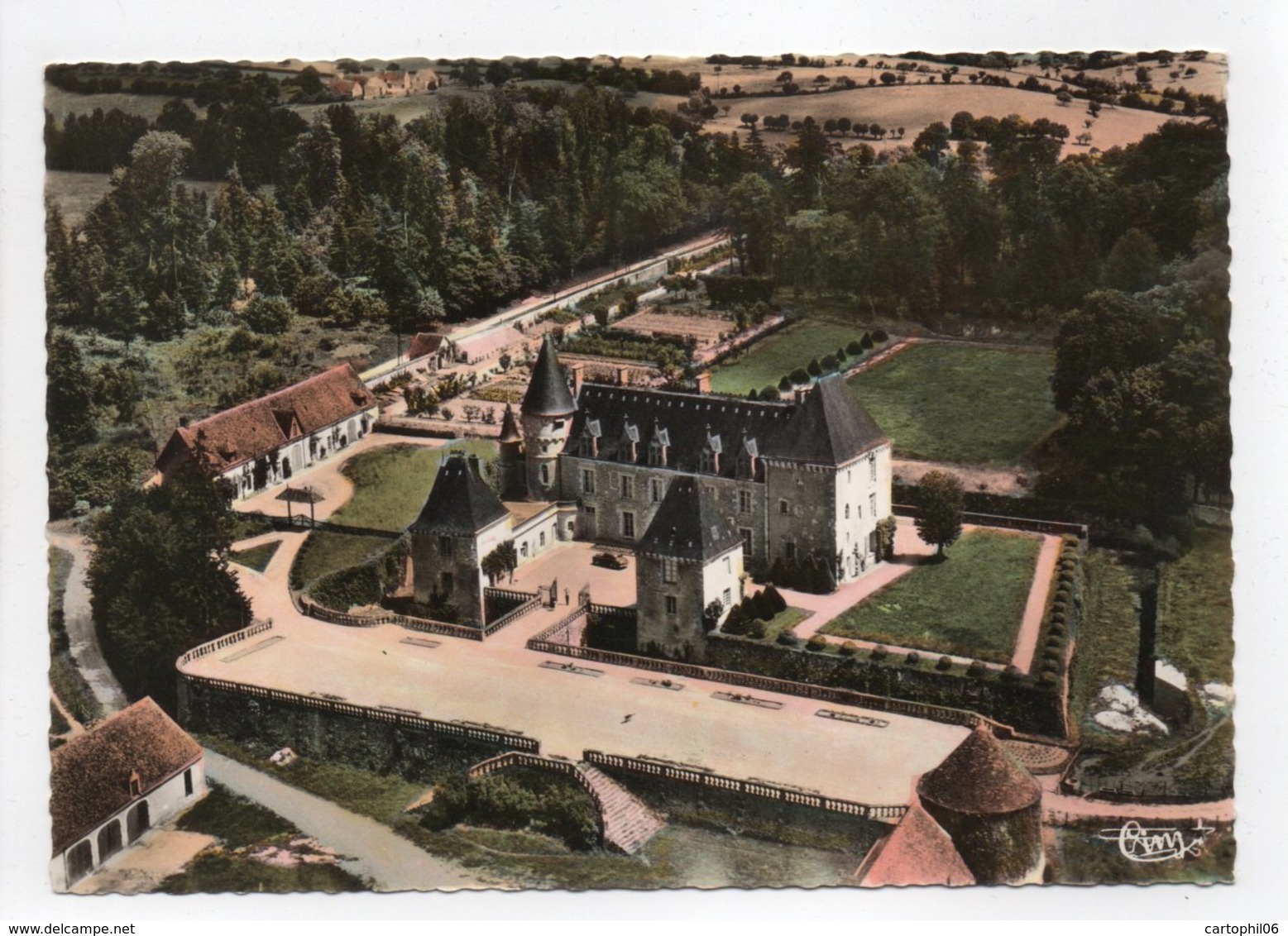 - CPSM LA CHAPELLE-SOUEF (61) - Le Château - Vue Aérienne 1973 - Photo CIM 67-35 - - Altri & Non Classificati