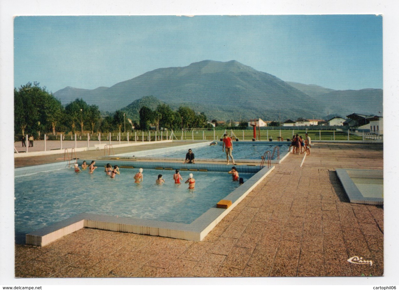 - CPM ARUDY (64) - La Piscine Et Les Montagnes - Photo CIM 0616 - - Arudy