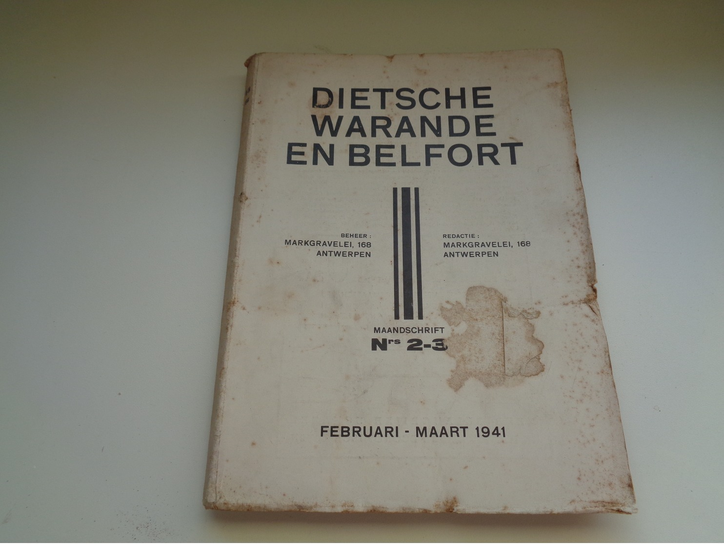 Dietsche Warande En Belfort - Maandschrift N° 2 & 3 Feb. + Maart 1941   - Vlaamse Beweging - Vlaams - Nationalisme - History