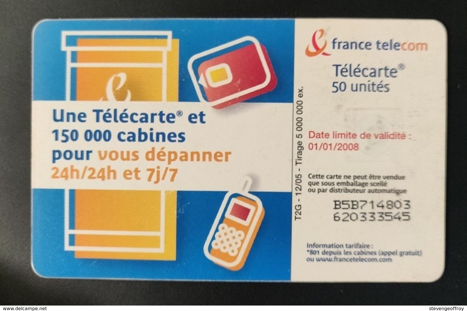 Telecarte France Publique 2005 Mode D Emploi Couple 1 Amour Cabine - 2005