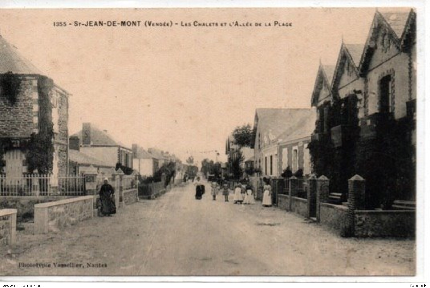 St-Jean-de-Mont-Les Chalets Et L'Allée De La Plage - Saint Jean De Monts