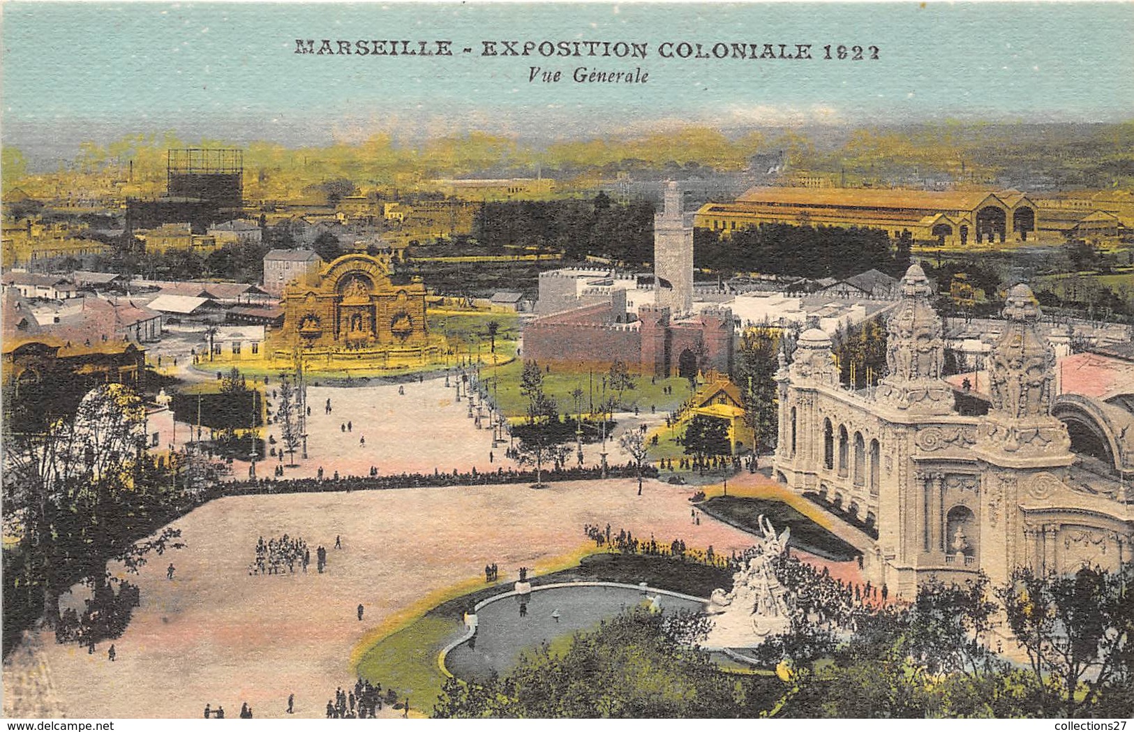 LOT- DEPARTEMENT 13-MARSEILLE-  20 CARTES POSTALES ANCIENNES Exposition Coloniale 1922 - 100 - 499 Postcards